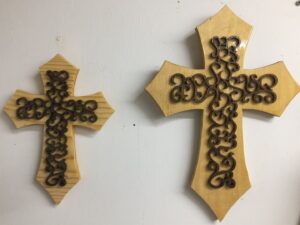 Scrolly Cross