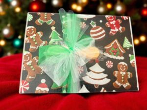 Glass cutting board – Gingerbread