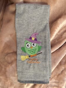 Kitchen Towel – Green Owl