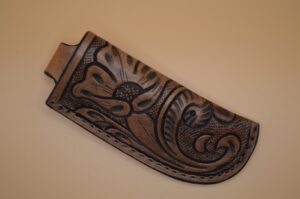 SINGLE LOOP FLOWER AND LEAF KNIFE SHEATH
