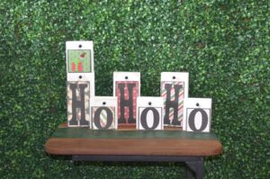 Ho Ho Ho Block Card