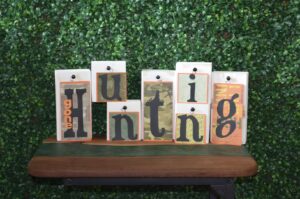 Gone  Hunting Block Cards