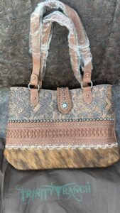 brown trinity river purse