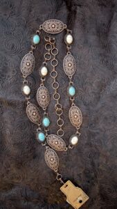 Bronze concho belt