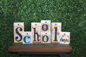 School Days Block Cards