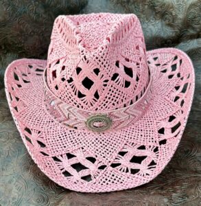 Pink Straw cowboy