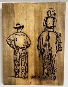 Cowboy Dad/Cowgirl/Horse