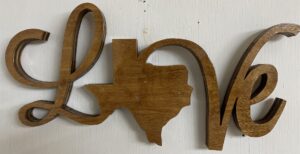 Love w/ Texas as “O”