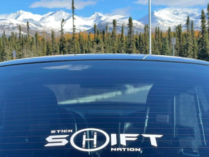 Stick Shift Nation 12×4″ Sticker