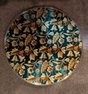 Stratton England Blue Floral Compact