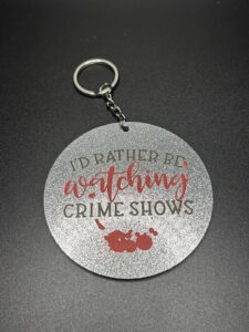 Crime Show Keychain