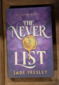 The Never List – Fantasy/Romance NEW