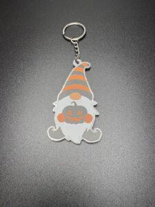 Halloween Gnome Keychain