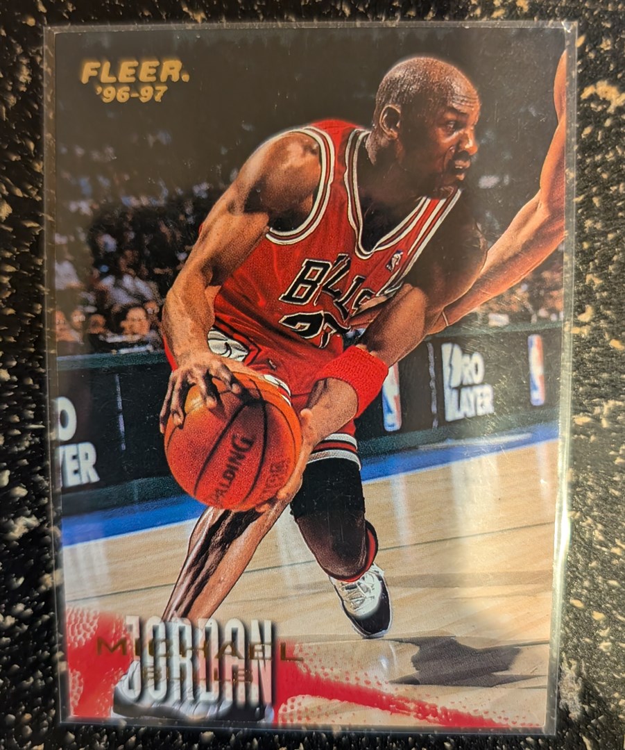 Michael Jordan 1996 Fleer Card #13