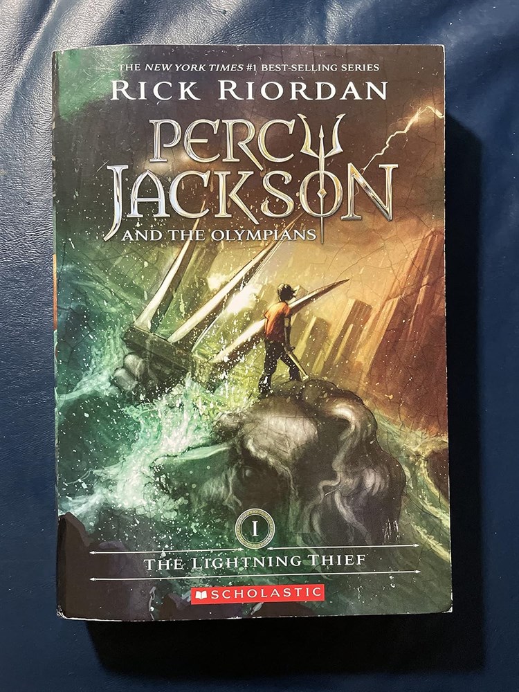 Percy Jackson and the Olympians: The Lightning Thief by Rick Riordan 2006 Scholastic Trade Paperback