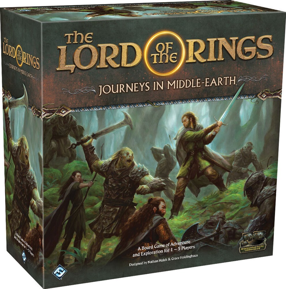 Lord of The Rings: Journeys in Middle-Earth Board Game Fantasy Flight Games