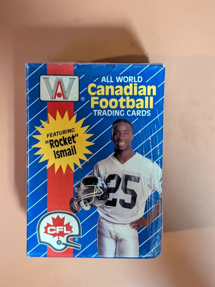 Sealed Box 1991 All World Canadian Football League Cards