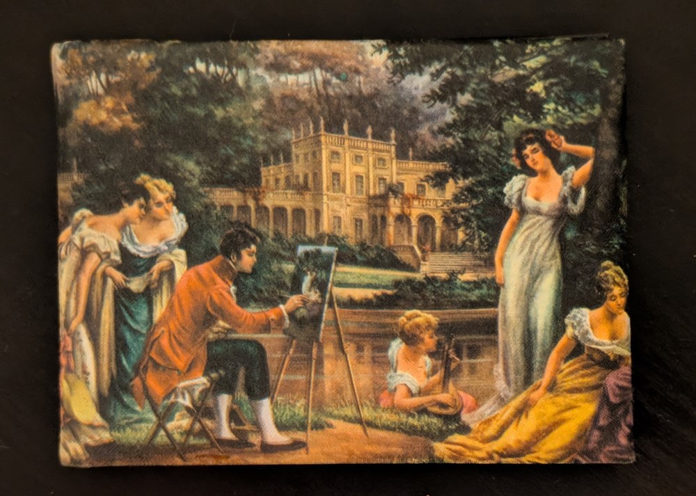Decorative mid-20th Century Bifold Wallet