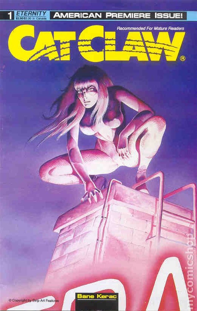 Eternity Comics Cat Claw #1 1990