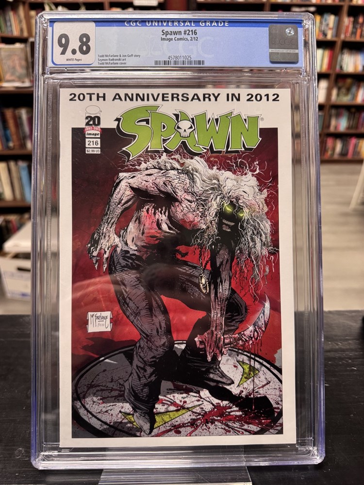 Image Comics Spawn #216 2012 20th Anniversary CGC Graded 9.8